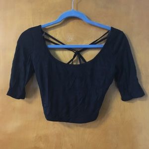 NWT Charlotte Russe Strappy Crop Top